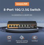 KeepLINK switch 8 x 2.5Gb + 1 x 10Gb SFP+ 00.JPG